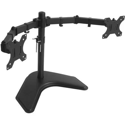 Amer Mounts 2XS Free Standing Dual Monitor Mount VESA Cable Manage Clip for 27"