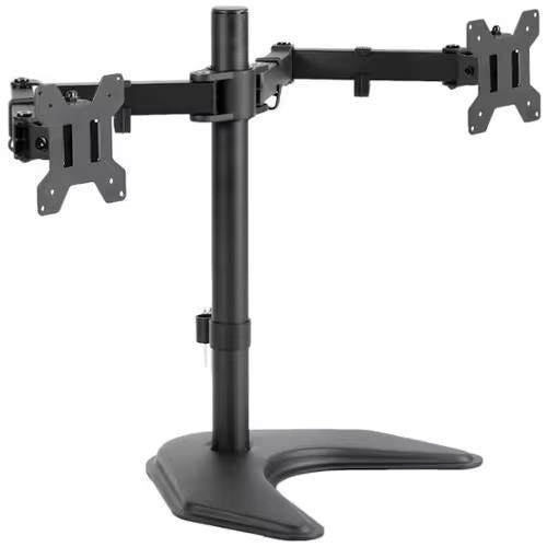 Amer Mounts 2XS Free Standing Dual Monitor Mount VESA Cable Manage Clip for 27"