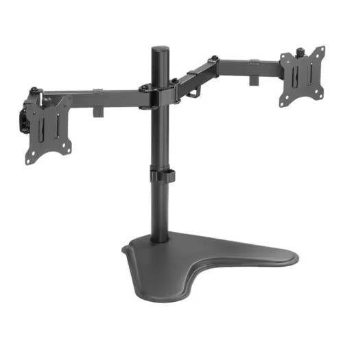 Amer Mounts 2EZSTAND Dual Articulating Arm Monitor Stand Tilt Rotate for 32"