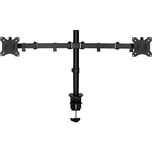 Amer Mounts 2EZCLAMP Dual Monitor Articulating Arm Tilt Rotate Swivel for 32"