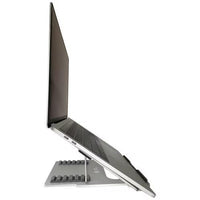 Amer Mounts AMRNS01 Flat Folding Laptop Notebook Tablet Stand Silver Aluminum