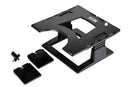 3M LX500 Ergonomic Notebook Laptop Riser Stand 6" x 13" x 13" Black