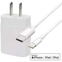 4XEM 4XIPHN12KIT3 3ft 25W iPhone Charger Combo Kit USB-C MFi Cert White