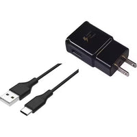 4XEM 4XSAMKITUSBCB6 6Ft USB-C Cable & Charger Kit 2A 5V Samsung Mobile Black