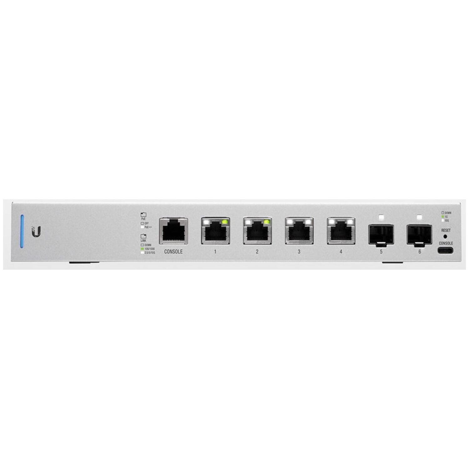 Ubiquiti Networks US-XG-6POE 10 Gigabit 6-Port 802.3bt UniFi Switch 4 Ports