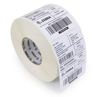 Zebra 10015775 12/Pk 200/Roll 2"x2.18" 8000D High-Tack Adhesive Thermal Label