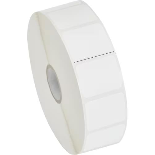Zebra 10015784 6/Pk 2340/Roll 1.25"x1" 2000D Direct Thermal Adhesive Label White