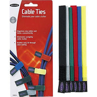 Belkin F8B024 6/Pk 8" Cable Tie Organizer Hook and Loop Cord Wrap