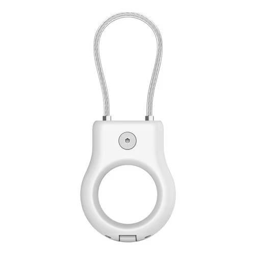 Belkin MSC009BTWH 1/Pk Secure Holder Snap Lock with Carabiner for AirTag White