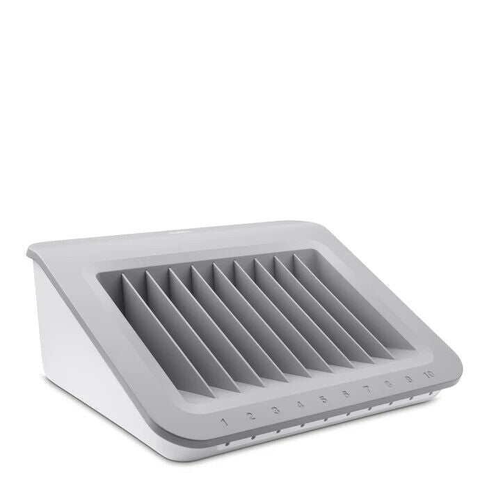 Belkin B2B074 10 Devices Store and Charge Classroom Charging Station Gray White