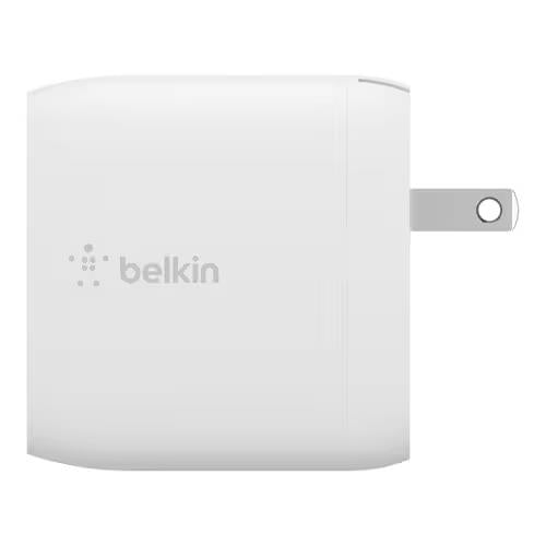 Belkin WCB002DQWH BoostCharge Portable 24W USB-A Wall Charger White
