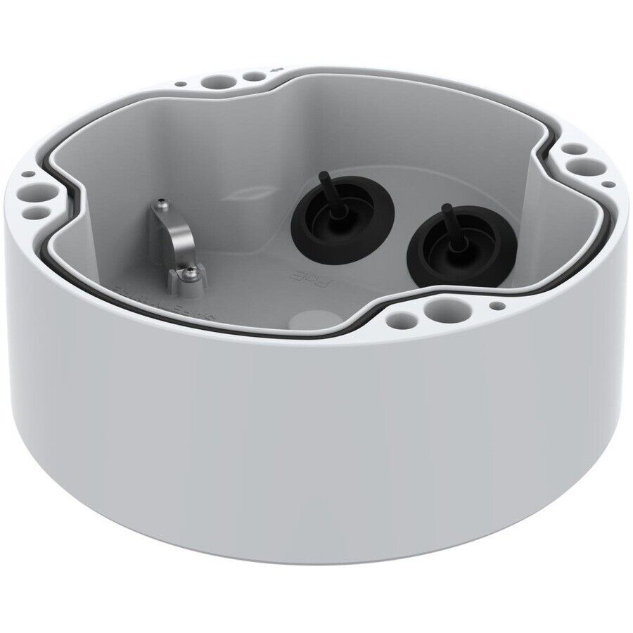 AXIS 02712-001 TP1602-E Mounting Box for Network Camera, Conduit - White