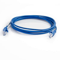 C2G 01083 10Ft (120") CAT6 Snagless Slim RJ45 Ethernet Network Cable UTP Blue