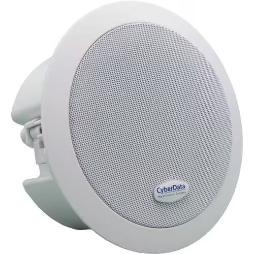 CyberData 011504 InformaCast Enabled PoE 802.3af VoIP IP Ceiling Speaker