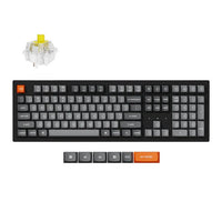 Keychron KB K10M-H4 K10 Max QMK Hot Swap RGB Super Banana Mech Black Keyboard