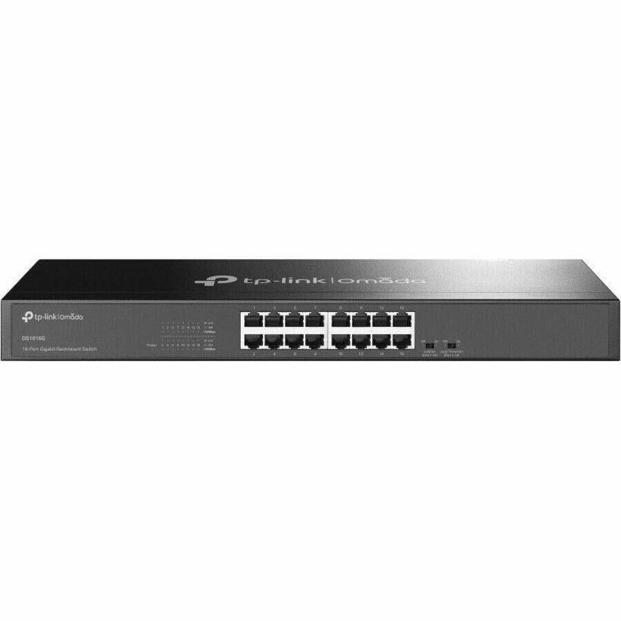 TP-Link DS1016G Omada 16-Port Gigabit Rackmount Switch 16 Ports Gigabit Ethernet