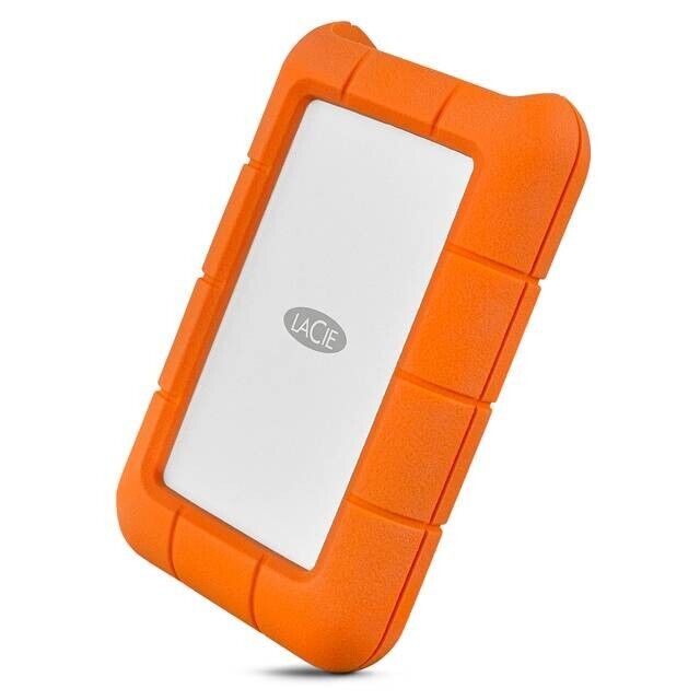 Lacie Seagate STFR2000800 Rugged USB-C 2TB USB4 USB3 Thunderbolt 4/3 Windows MAC