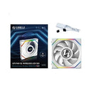 Lian Li 12SLLCD1W1W 120mm UNI FAN SL Wireless LCD ARGB Case Fan White
