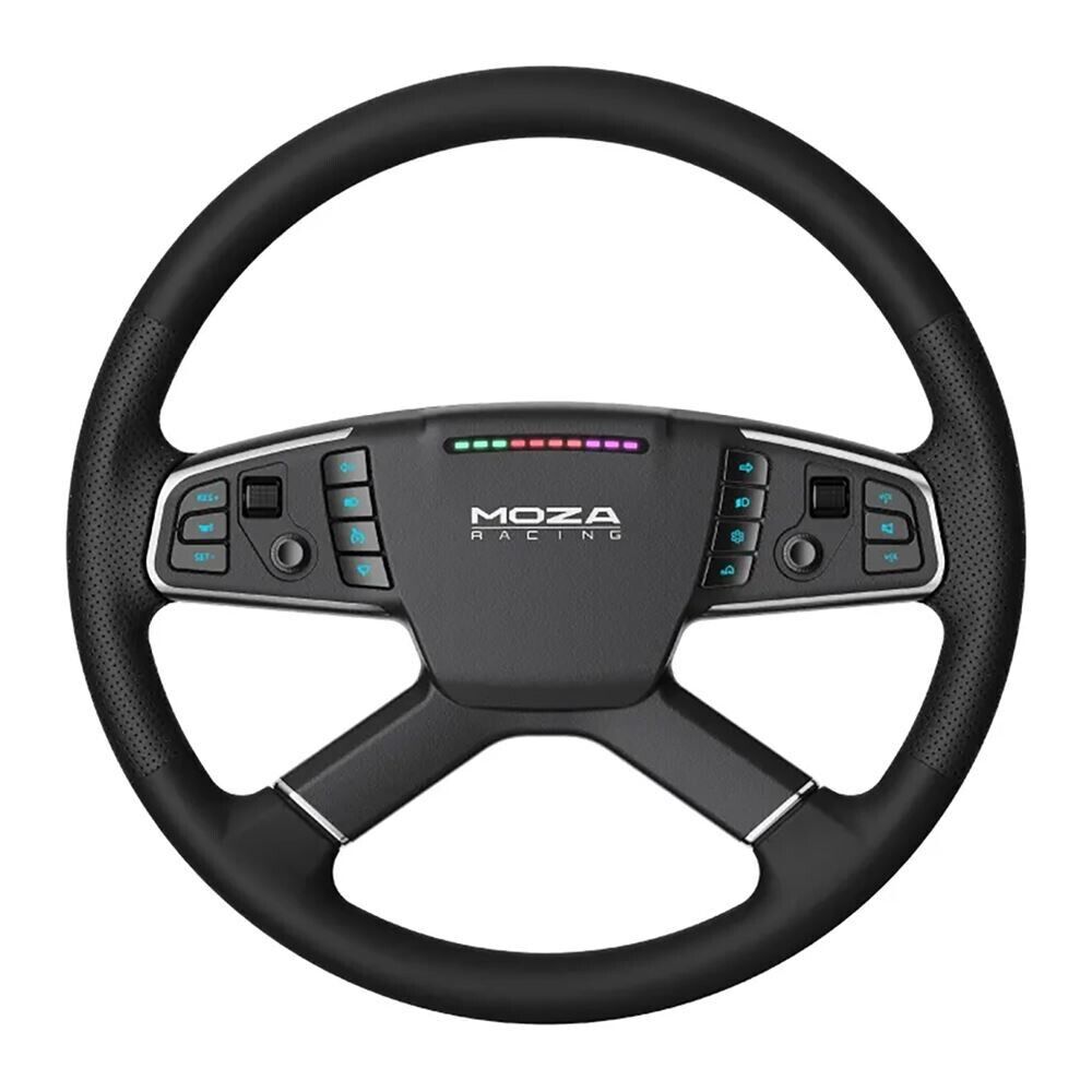 MOZA RACING RS060 TSW Steering Wheel Wired 7-Pin 16 Buttons Black PC Windows