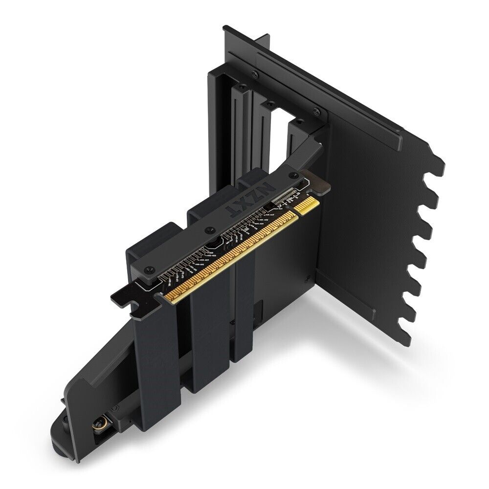 NZXT AB-RH175-B1 Vertical GPU Mounting Kit Bracket & PCIe Riser Cable Black