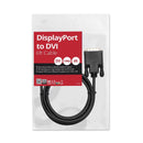 SIIG CB-DP1V12-S1 6Ft DisplayPort DP to DVI-D Single Link Cable Black