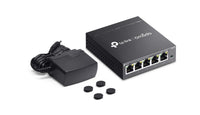 TP-Link ES205G Omada 5-Port Gigabit Easy Managed Fanless Desktop Switch Black