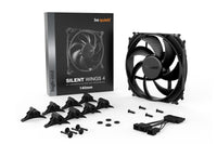 be quiet! BL095 SILENT-WINGS-4 140mm 6-Pole Motor FDB Bearing PC Fan Black