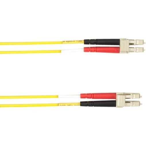 Blackbox FOCMR50-010M-LCLC-YL Fiber Optic Duplex Patch Network Cable 32.80 ft