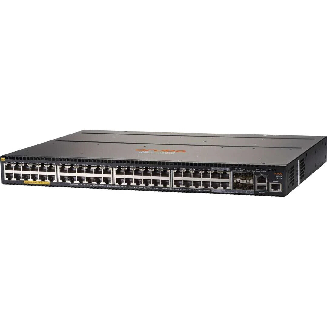 HPE JL322A 48G Power Over Ethernet Plus Switch, Designed for Digital Workplaces
