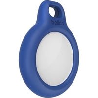 Belkin F8W974btBLU AirTag Secure Holder Asset Tracking Tag w Strap Blue