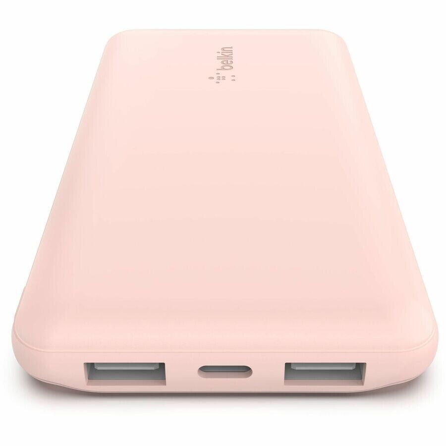 Belkin BPB011btRG BoostCharge 10000mAh USB-C USB-A Power Bank Rose Gold Pink