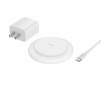Belkin WIA009ttWH BoostCharge Magnetic Wireless Qi2 Charger 15W MagSafe White