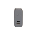 C2G 20280 2 Port Phone Wall Charger USB-C USB-A 5.4A Gray Black