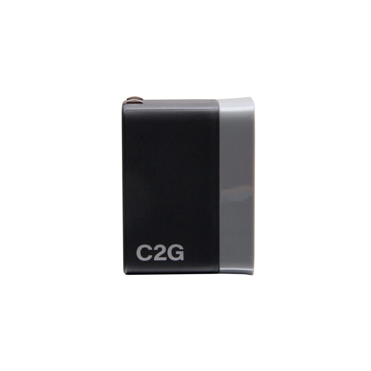 C2G 20280 2 Port Phone Wall Charger USB-C USB-A 5.4A Gray Black