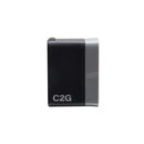C2G 20280 2 Port Phone Wall Charger USB-C USB-A 5.4A Gray Black
