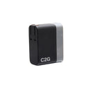 C2G 20280 2 Port Phone Wall Charger USB-C USB-A 5.4A Gray Black