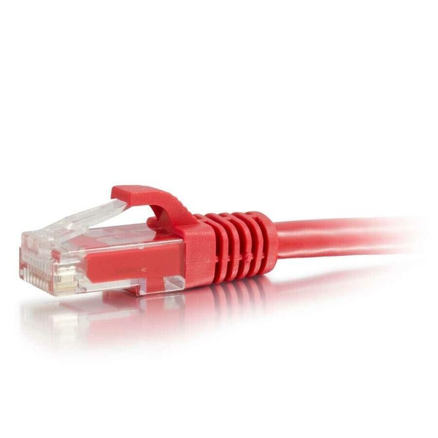 C2G 27182 7Ft CAT6 Snagless UTP Ethernet Network RJ45 Patch Cable Red