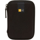 Case Logic 3201314 Portable Hard Drive Padded Bag Black Case w Zipper