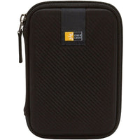 Case Logic 3201314 Portable Hard Drive Padded Bag Black Case w Zipper