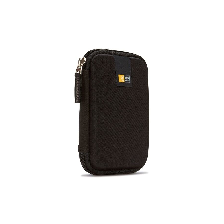 Case Logic 3201314 Portable Hard Drive Padded Bag Black Case w Zipper