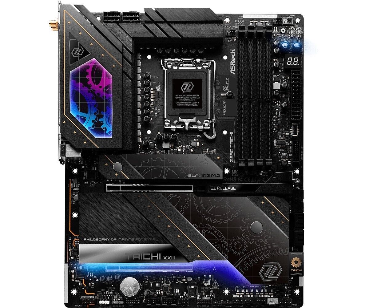 ASRock Z890 TAICHI LGA 1851 Intel Z890 DDR5 SATA 6G/s M.2 ATX Motherboard