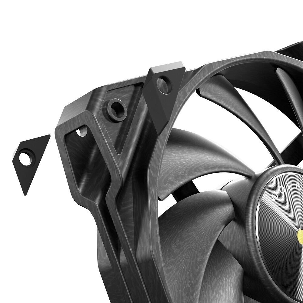 Antec NOVA 120_3PK PWM PC Fans, 120mm Fan, Premium High-Performance Fan PWM Case