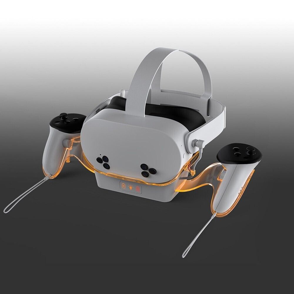 DOBE TY-3867 - Charging Kit Designed for Quest2, Quest3, Quest3S VR Headset