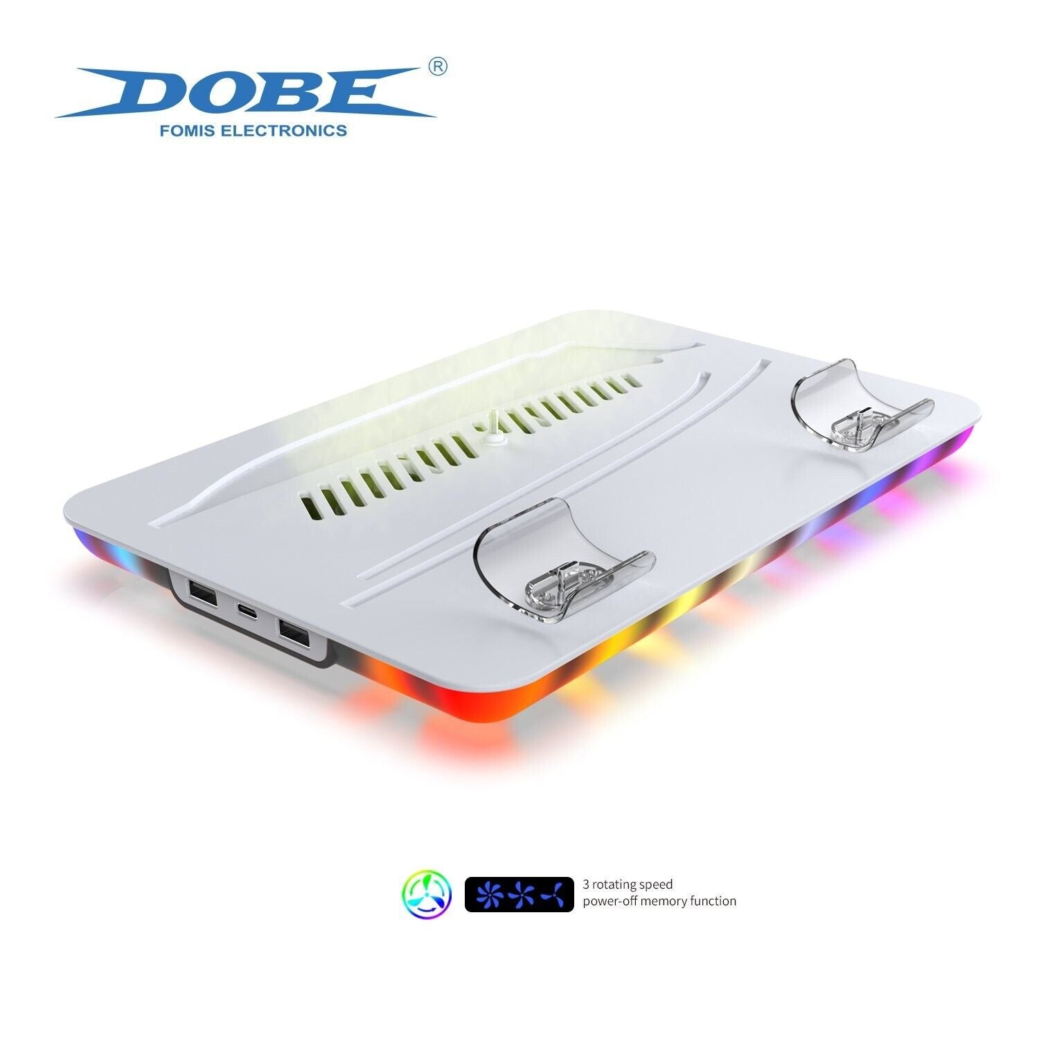 DOBE TP5-35103 Multi-function All In One Cooling Dock with Dual Charge, Adapt