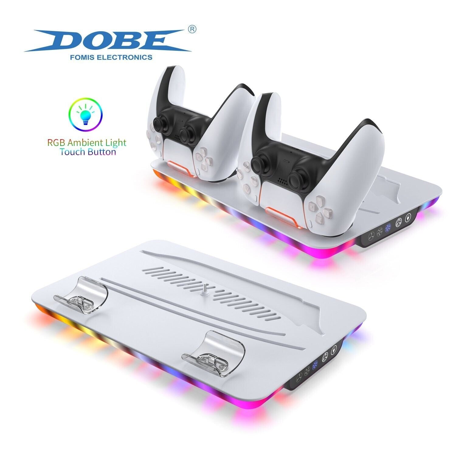 DOBE TP5-35103 Multi-function All In One Cooling Dock with Dual Charge, Adapt