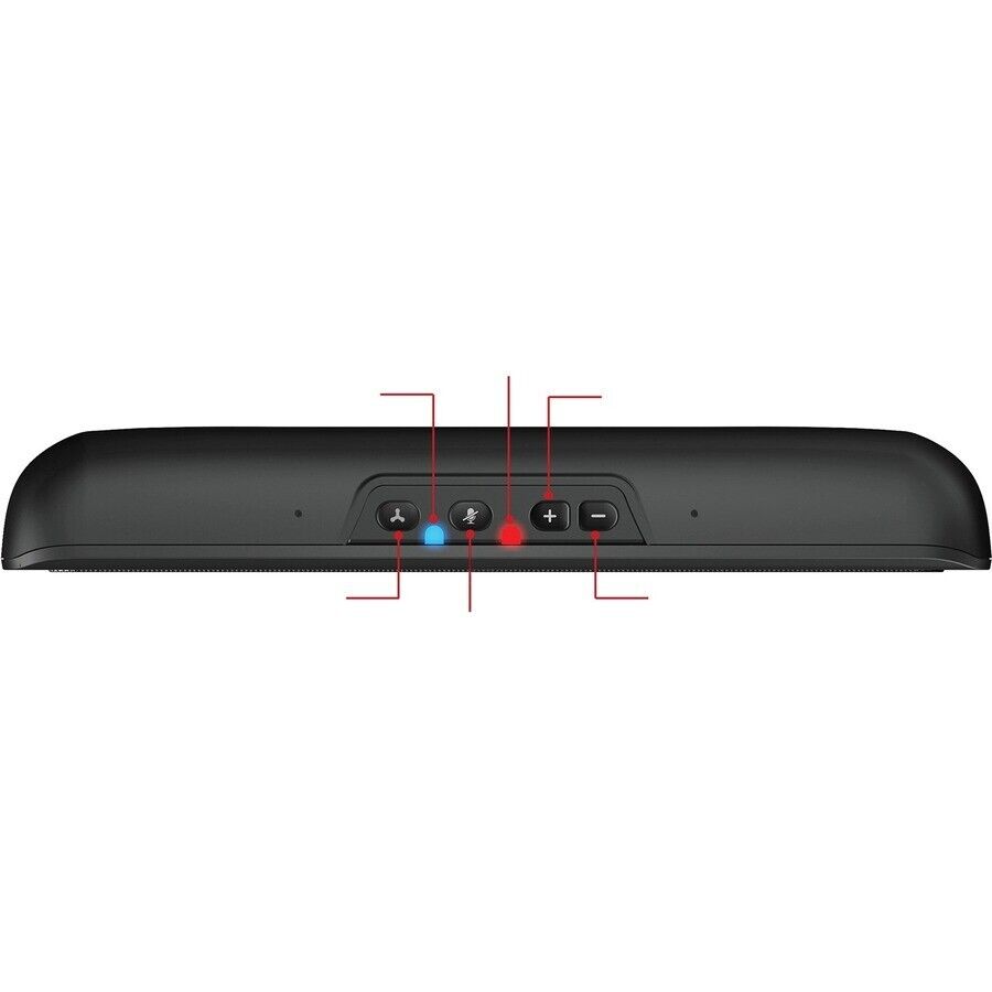 Cyber Acoustics CA-2890BT Party Block Bluetooth Sound Bar Speaker USB WiFi Black