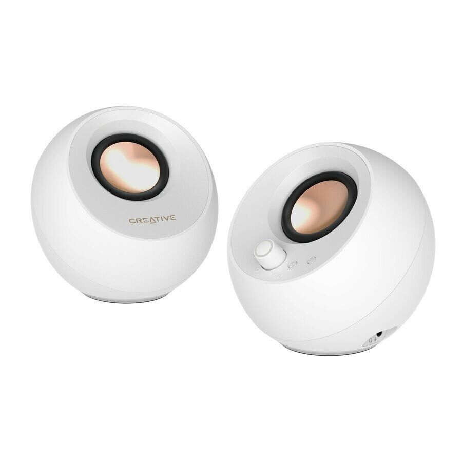Creative 51MF1710AA003 Pebble Pro 2.0 Portable Bluetooth Speaker 10W RMS White