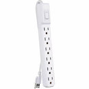 CyberPower MP1044NN 2Ft Cord 6 Outlets NEMA 5-15R Power Strips 125V White 2Packs