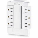 CyberPower GT600P 6 Outlets NEMA 5-15P Swivel Wall Tap Plug 125V White