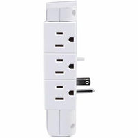 CyberPower GT600P 6 Outlets NEMA 5-15P Swivel Wall Tap Plug 125V White